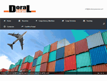 Tablet Screenshot of doralcargoexpress.com